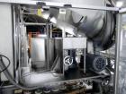 Used Resina Model U40 Automatic Inline Capper. Machine is capable of speeds up to 300 caps per minute. Is a 4 station capper with 8 spindle quills. Adjustable from 10mm-70mm caps. Has top mounted cap...