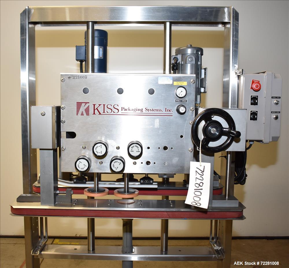 Used- Kiss (Accutek) Packaging Systems 4 Spindle In Line Capper