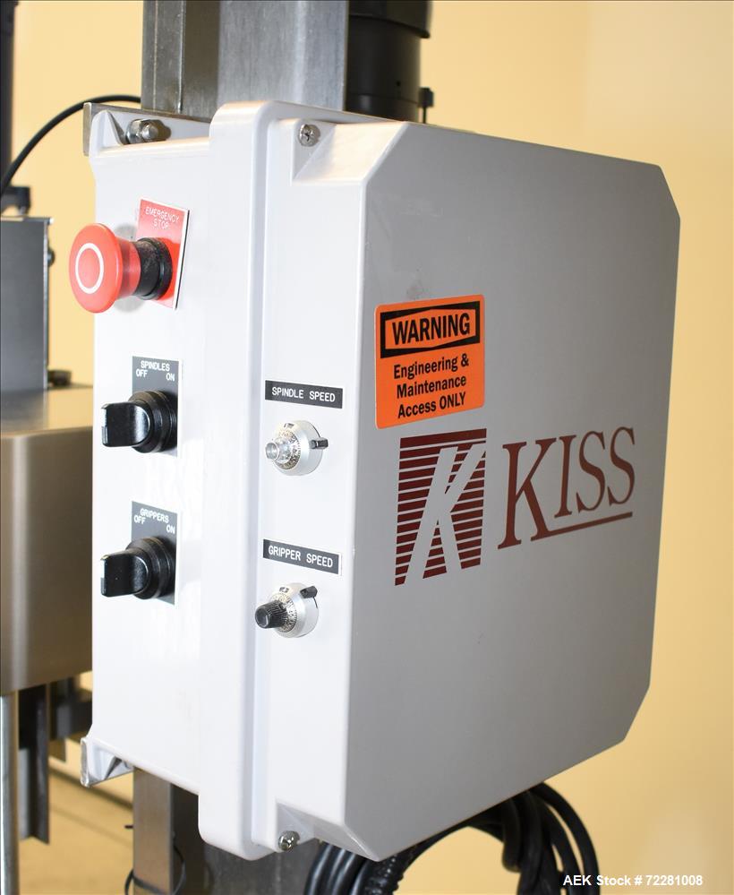 Used- Kiss (Accutek) Packaging Systems 4 Spindle In Line Capper