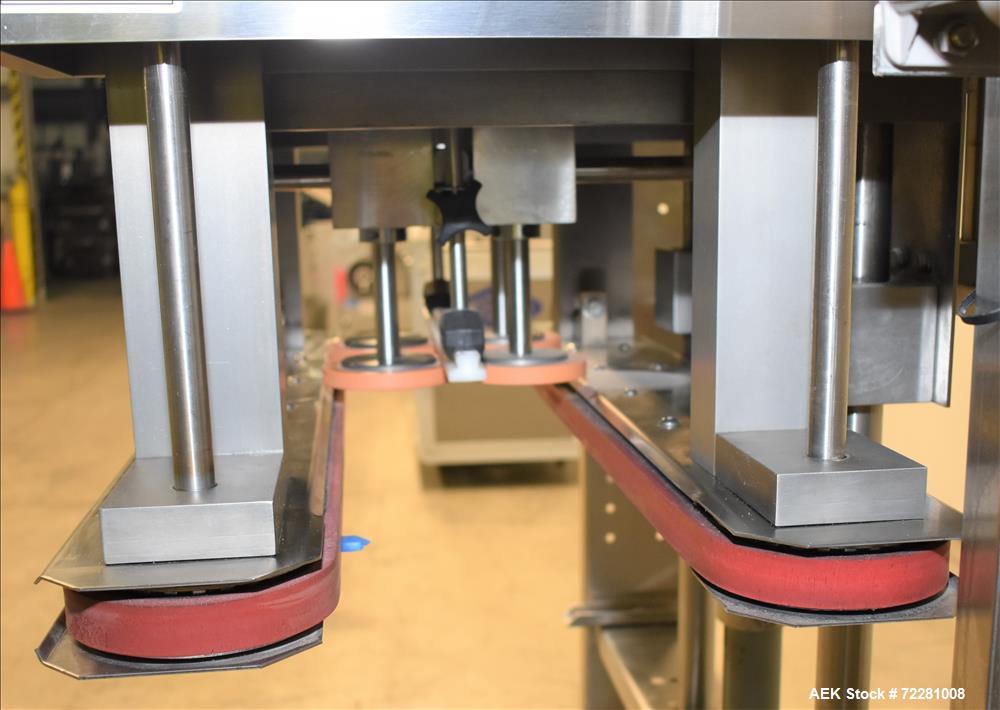 Used Kiss (Accutek) Packaging Systems 4 Spindle In Line Capper