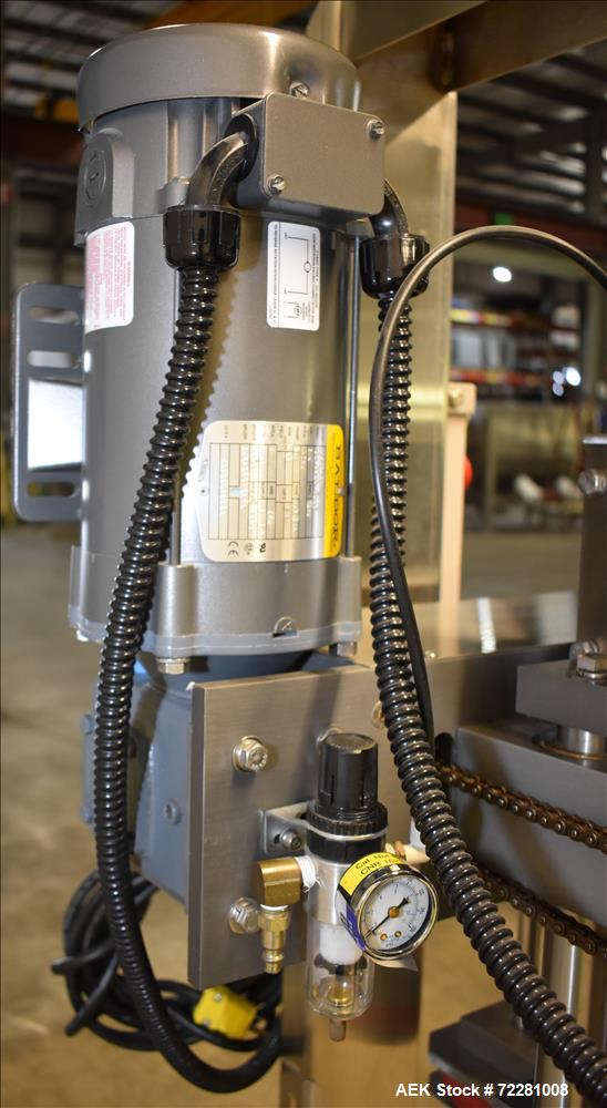 Used Kiss (Accutek) Packaging Systems 4 Spindle In Line Capper