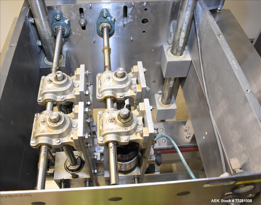 Used Kiss (Accutek) Packaging Systems 4 Spindle In Line Capper