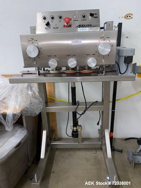Used Accutek Semi-Automatic Spindle Capper