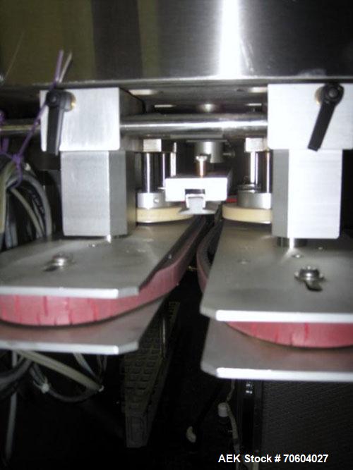 Used Kalish 5770 Retorquer. (2) Spindle, 120 volt with side bump belts, serial #07.