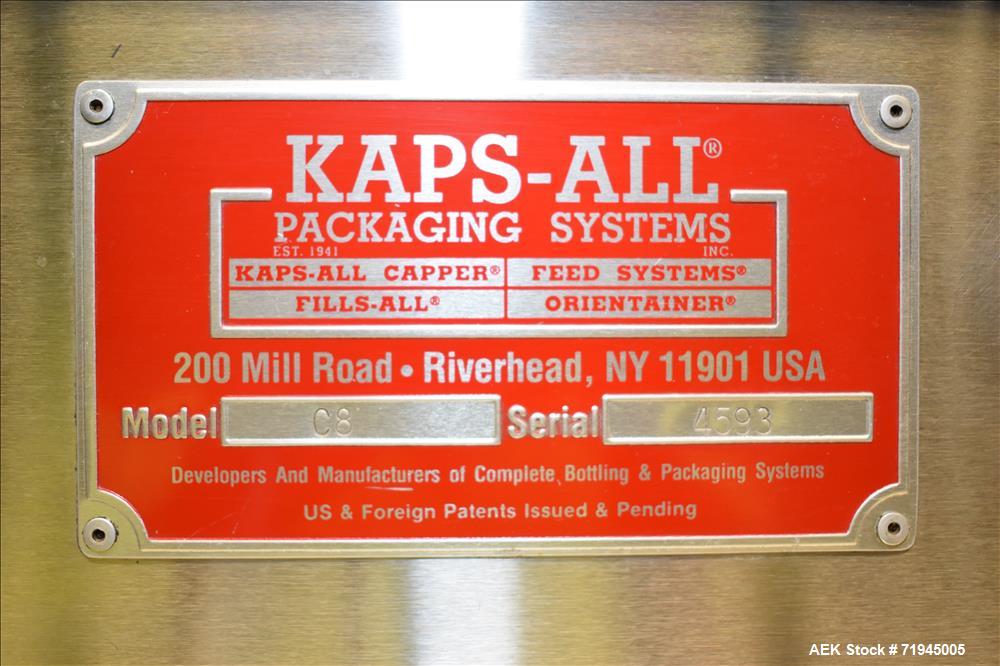 Used-Kaps-All Model C8 Spindle Cap Tightener/Retorquer