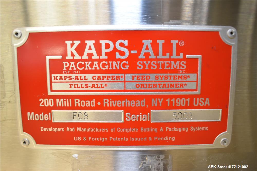 Used- Kaps-ALL FC8 Cap Tightener and Cap Retorquer, Double Belt 13mm - 70mm caps