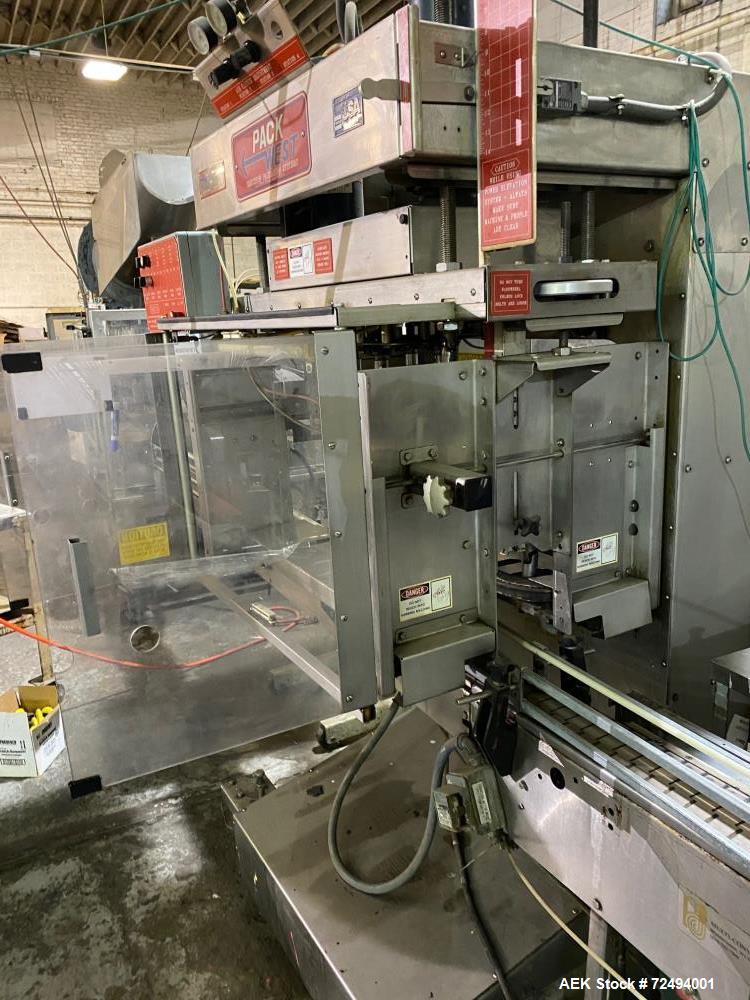 Used Pack West Model Auto 80 Two Station Four Quill Cap Tightener