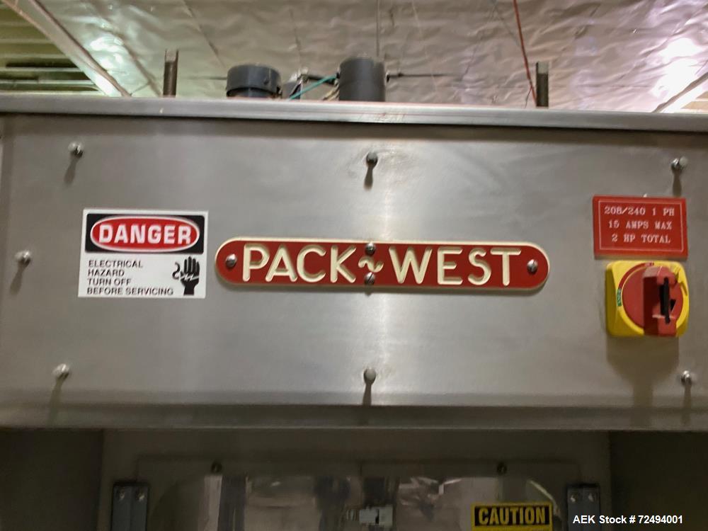 Used Pack West Model Auto 80 Two Station Four Quill Cap Tightener