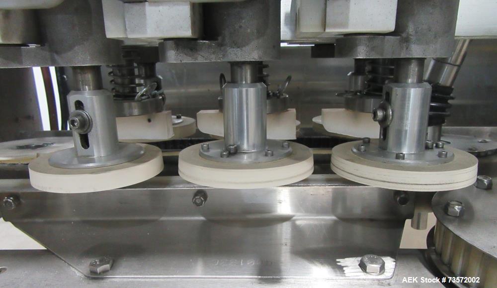 Used Pack West Auto-120-Torquer Inline 6-Spindle Capper for Sale