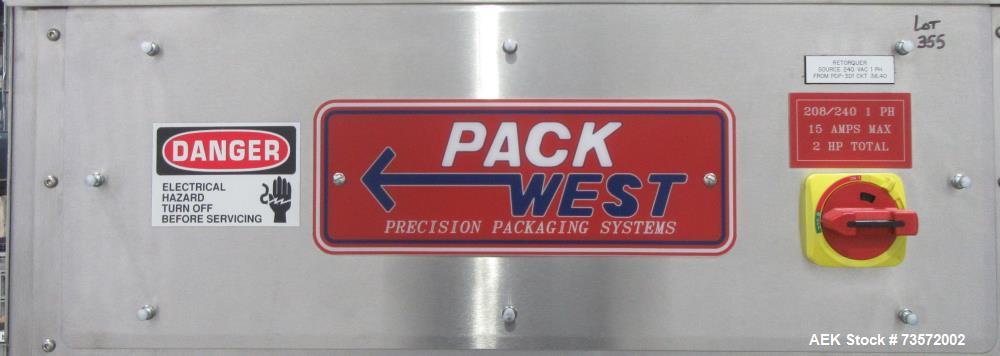 Used Pack West Auto-120-Torquer Inline 6-Spindle Capper for Sale