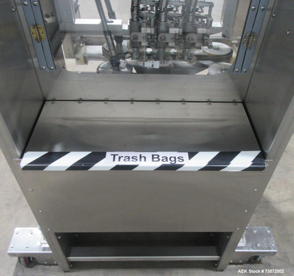 Used Pack West Auto-120-Torquer Inline 6-Spindle Capper for Sale