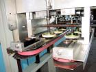 Used Elf model AC1600 (6) quill cap tightener. 3 sets of quills, last set of quills with mechanical clutch for torque application, 24 in long x 3/4 in single rubber bottle gripper belts, belt and gri...