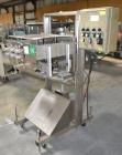 Used ELF ACT600L Automatic cap tightener. (6) Quill, rated up to 100 containers per minute. Cap size range 10mm-110mm diameter. Single belt unit C frame design. Mounted on casters. SELLING PRICE, AS ...