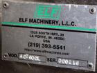 Used ELF ACT600L Automatic cap tightener. (6) Quill, rated up to 100 containers per minute. Cap size range 10mm-110mm diameter. Single belt unit C frame design. Mounted on casters. SELLING PRICE, AS ...