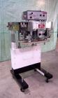 Used Kaps-All Model F4 Inline Quill Cap Tightener/Retorquer. Capable of speeds over 150 BPM. Cap size range: 13 to 70mm. Has single belt side grippers, C frame design with painted base. Last used in ...