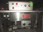 Used: Kaps-All Model F4 Inline Quill Cap Tightener or retorquer capable of speeds over 150 BPM. Cap size range 13 to 70mm. Has single belt side grippers, C-frame design with painted base. Last used i...