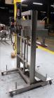 Used Kiss Packaging Model VCT-04 Automatic Cap Tightener/Retorquer. Capable of speeds over 100 containers per minute. Has an adjustable cap size range from 13mm - 110mm. Has 32