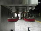 Used New Jersey Machine Model RTQ-150 Cap Tightener and Retorquer. Capable of speeds up to 300 bottles per minute. Stainless steel frame, mounts over existing conveyor. Has single side gripper belts....