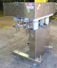 Used Healthstar Puretorque Cap Tightener & Retorquer, Model PT 500. Capable of speeds over 200 bottles per minute. Has six quills and single side belt grippers (double grip station can be added for t...