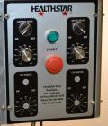 Used Healthstar Puretorque Cap Tightener & Retorquer, Model PT 500. Capable of speeds over 200 bottles per minute. Has six quills and single side belt grippers (double grip station can be added for t...