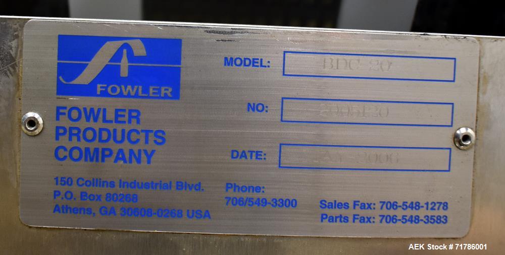 Used Fowler/Zalkin Model CAS-4/360 Four-Head Snap Capper