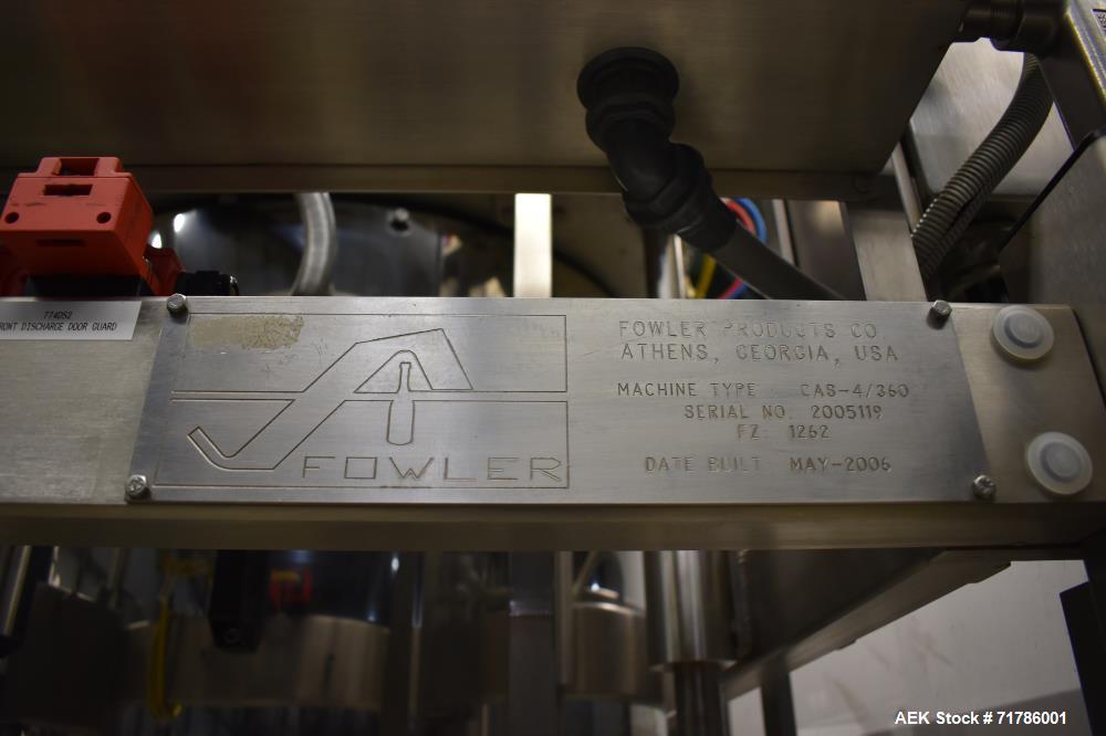 Used Fowler/Zalkin Model CAS-4/360 Four-Head Snap Capper