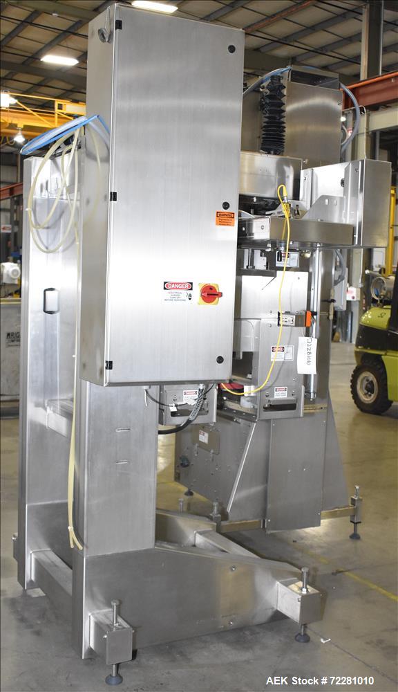Used Pack West Model In-Line VS Snap Capper/Dose Cup Applicator.