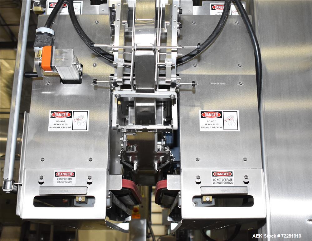 Used Pack West Model In-Line VS Snap Capper/Dose Cup Applicator.