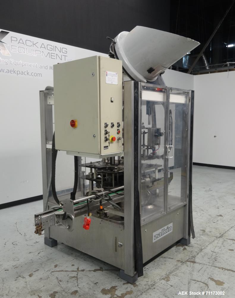 Used Zalkin Model CA3 Rotary Chuck/Snap Capper.