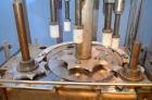 Used Consolidated Capem Model C4HB 8 Head Rotary Cap Press with Star Wheel Infeed and Discharge.
