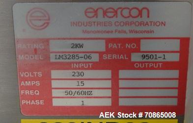 Used Enercon Model Compak LM2385-06 2KW Induction Sealer