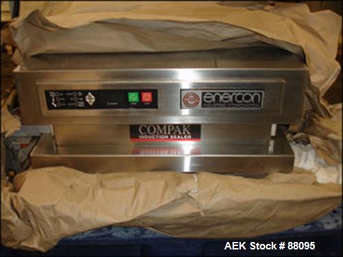 USED: Enercon induction sealer, model LM3300-06. 230 volt, water saver type.