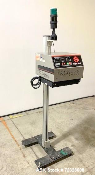 Used Enercon Super Seal 75 Induction Cap Sealer, Model LM4481-02. Serial# CS1398-01. 1/50/60/230 Volt, 7.5 Amp.