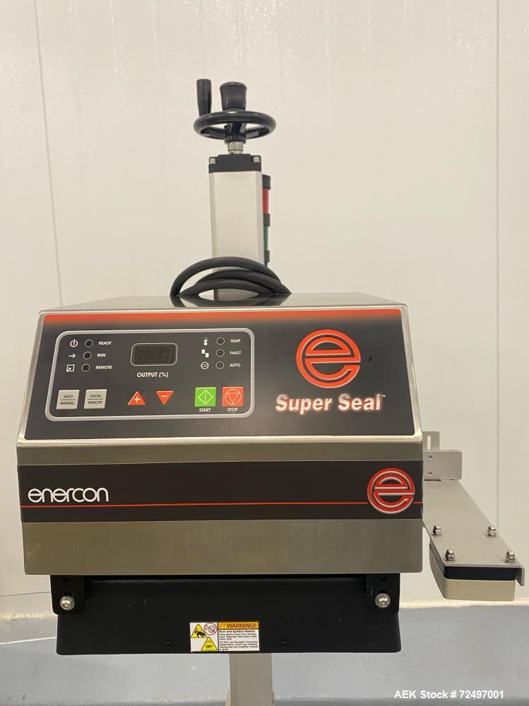 Used Enercon Superseal 75, Induction Cap Sealing Machine
