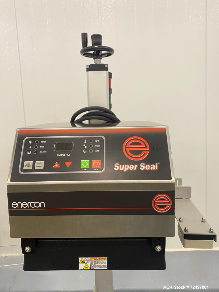 Used-Enercon Superseal 75, Induction Cap Sealing Machine