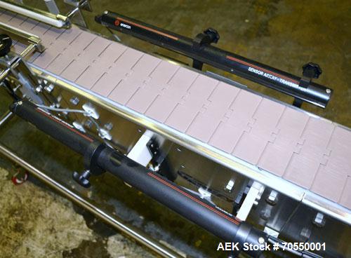 Used Enercon Superseal DX Air Cooled Induction Sealer. Model LM4466-1. 3/50/60 HZ, 240 volt, 8.7 amps. Mounted on an adjustable height stand. Includes seal detection, stalled bottle sensor, input tra...