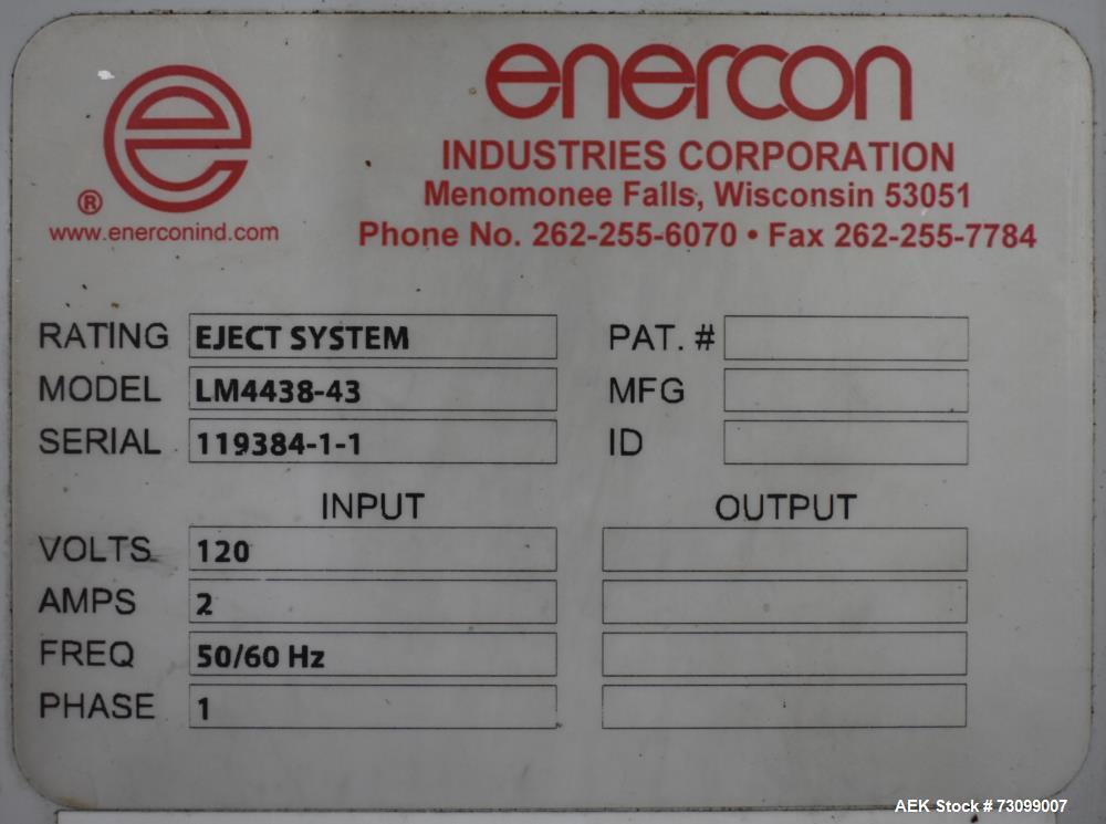 Enercon Tamper Evident Neck Bander, Model Superseal LM4948-42