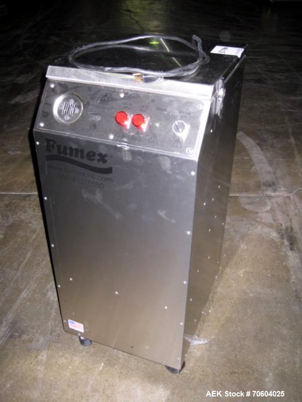 Used Fumex Exhaust System.  PRICE INCLUDES A 15% BUYERS PREMIUM.  AS IS WHERE IS, LOADING & REMOVAL FEES EXTRA, COST TO BE DETERMINED.