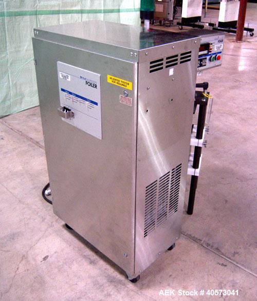 Used Pillar Technologies Water Cooled Induction Sealer, Model FOILER 2410-R. Rating 4000 watt, 3/50/60/230 volt. Last used in pharmaceutical packaging operation.