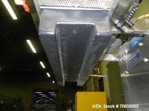 Used Automate Technologies Cap Induction Sealer, Model AM-20.Approximate 3" wide x 21" long seal area, air cooled.Mounted on a stainless steel adjustable height frame with casters.