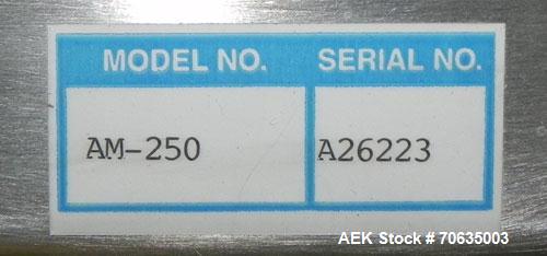 Used Automate Technologies Cap Induction Sealer, Model AM-20.Approximate 3" wide x 21" long seal area, air cooled.Mounted on a stainless steel adjustable height frame with casters.