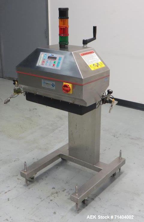 Used Kapsall Model AM-250 2.5Kw Automatic Waterless Induction Foil Cap Sealer