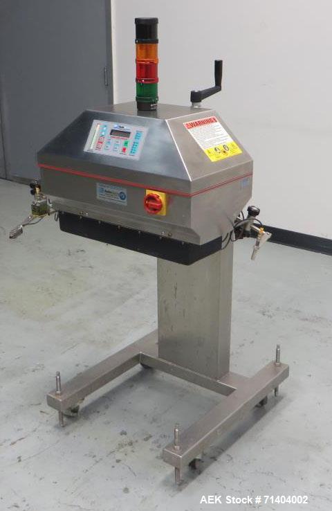 Used- Kapsall Model AM-250 2.5Kw Automatic Waterless Induction Foil Cap Sealer