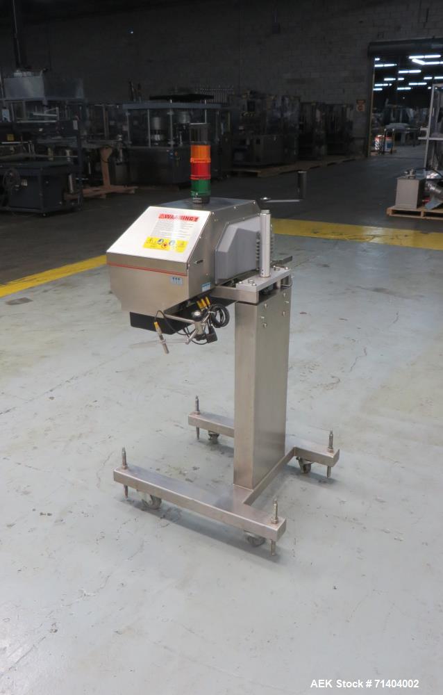 Used Kapsall Model AM-250 2.5Kw Automatic Waterless Induction Foil Cap Sealer