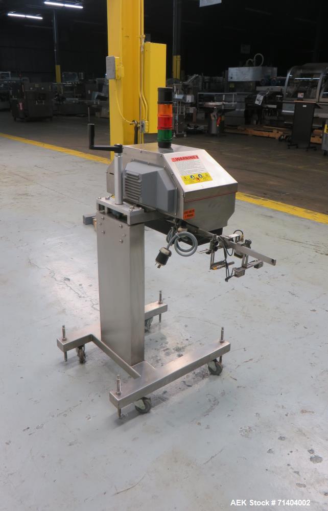 Used Kapsall Model AM-250 2.5Kw Automatic Waterless Induction Foil Cap Sealer