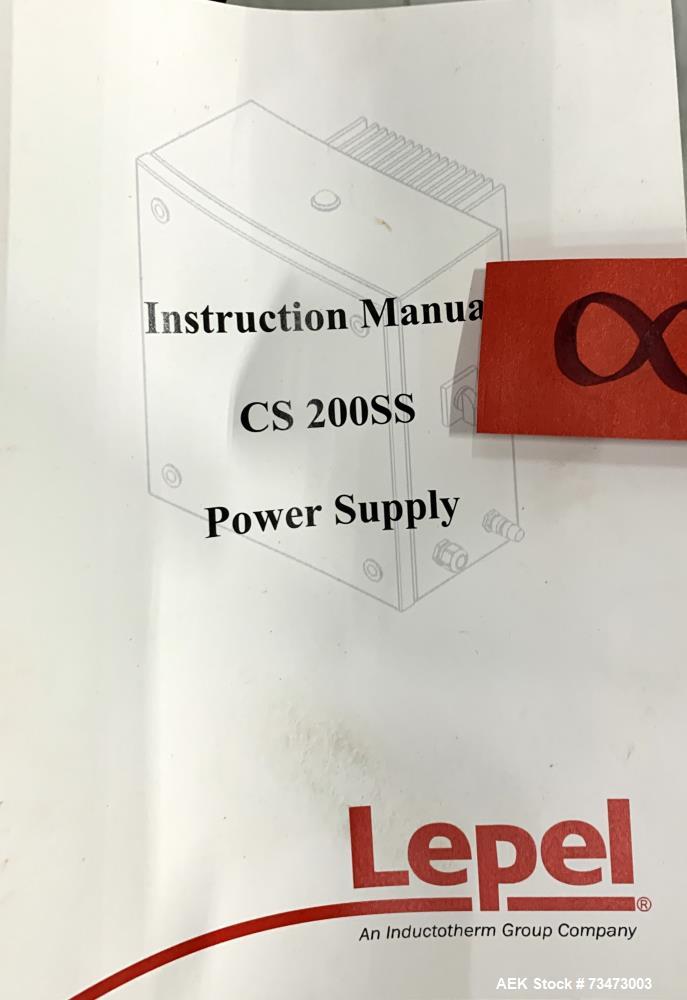 Used Lepel CS 200SS Stainless Steel Induction Cap Sealer