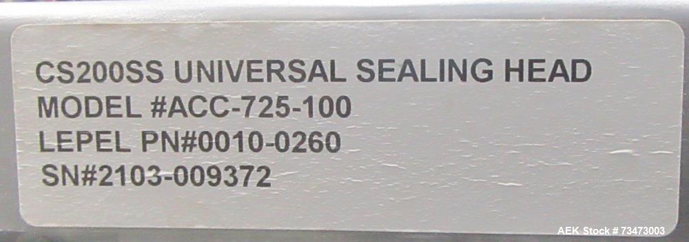 Used Lepel CS 200SS Stainless Steel Induction Cap Sealer