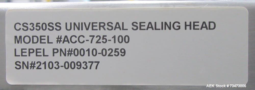Lepel CS 350SS High-Speed Induction Cap Sealing System