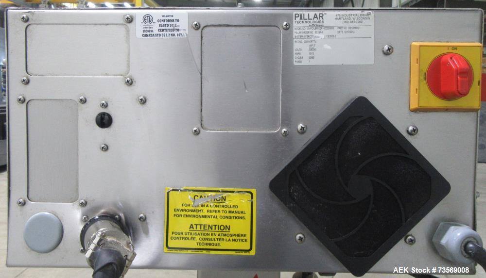Used Pillar Technologies Unifolier U2P Tamper Evident Induction Sealer – 2000 Watt System (2012)