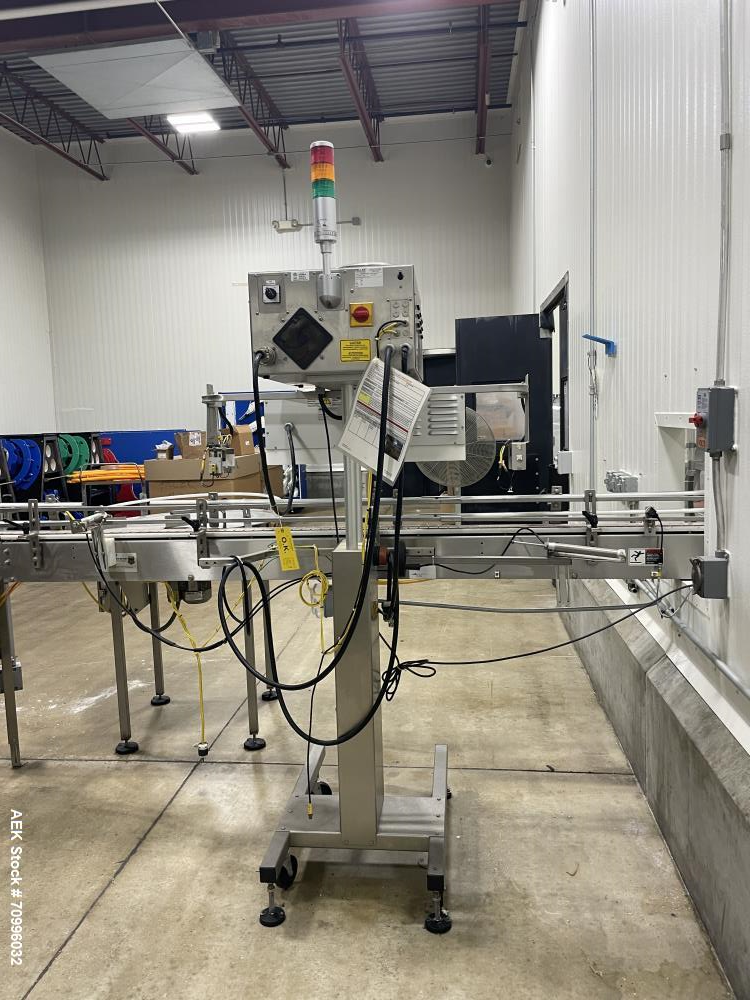 Used- Pillar Model Unifoiler, compact, air cooled induction sealing system from 0 to 120 feet per minute with number of prod...